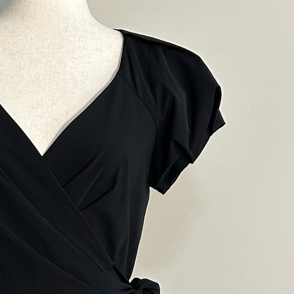 Diane Von Furstenberg | Peyton Wrap Dress | Black | Size 6 - Picture 3 of 13